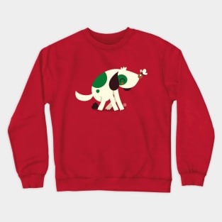 Happy as a dog Crewneck Sweatshirt